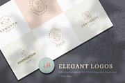 Elegant Line Logos Bundle | Branding & Logo Templates ~ Creative Market