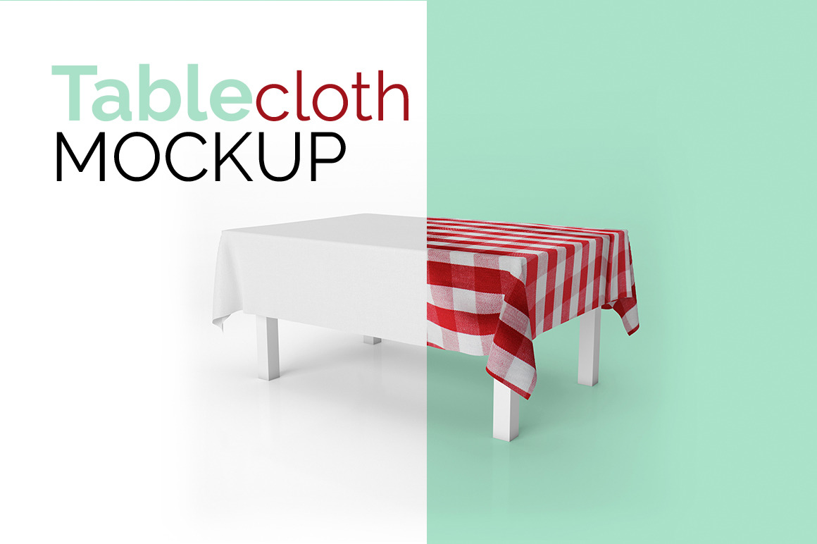 Download Tablecloth Mockup Creative Photoshop Templates Creative Market