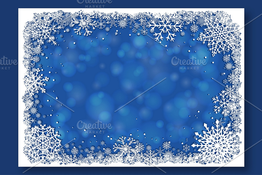 Silver Christmas vector background | Pre-Designed Illustrator Graphics ...