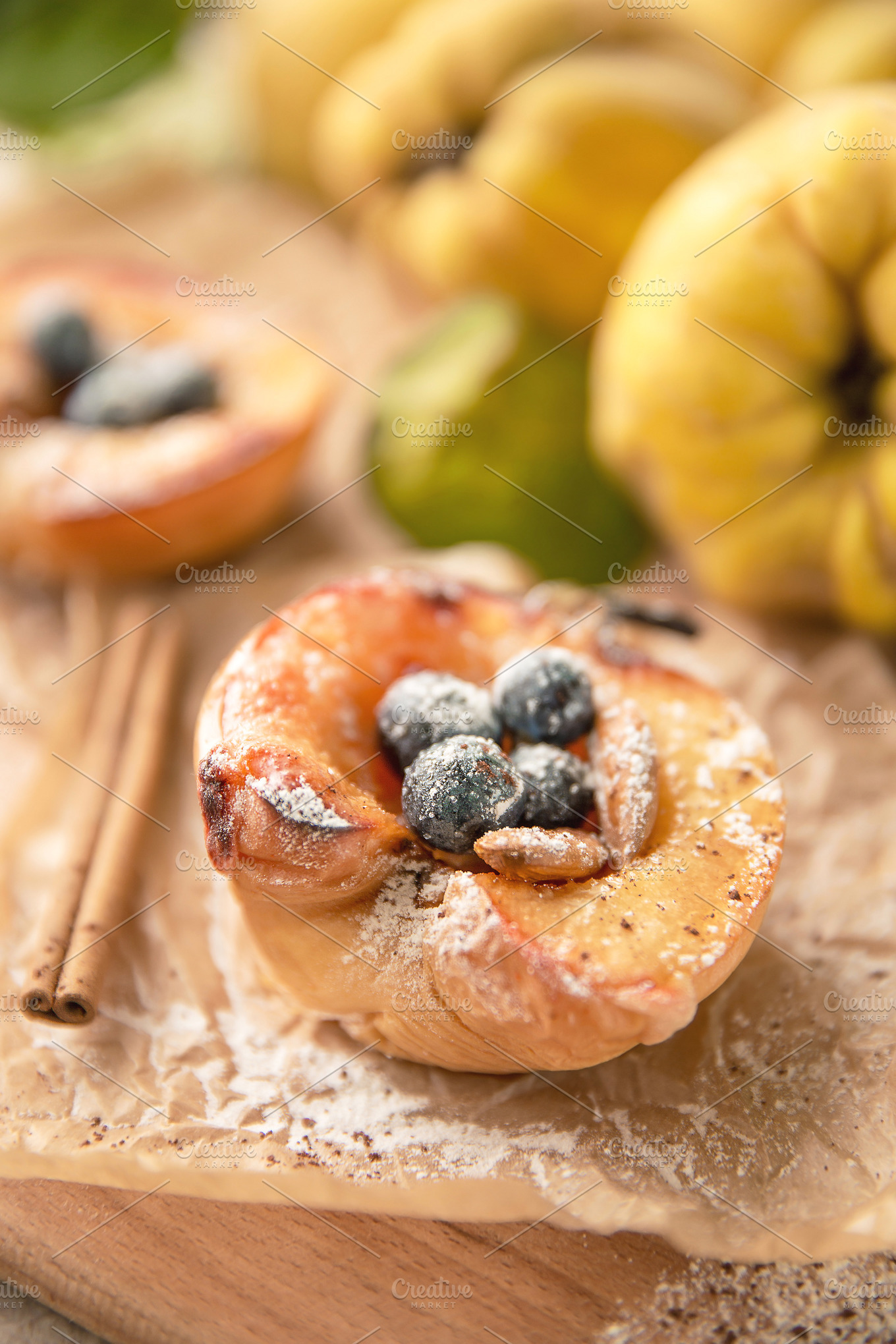 Baked quince featuring quince, baked, and baked quince | Food Images