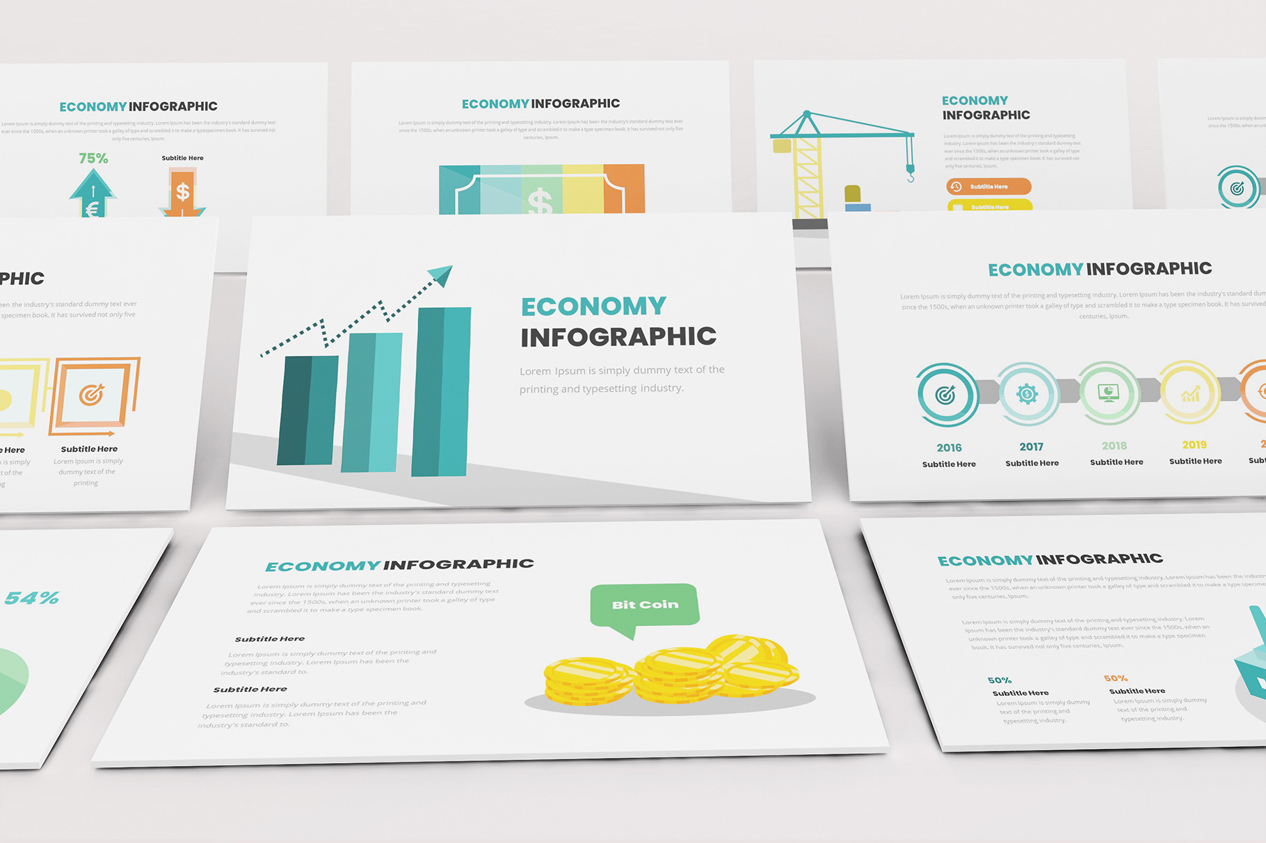 Economy Infographic Keynote Template | Presentation Templates ...