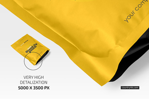 Download Matte Stand Up Pouch Mockup Set Creative Photoshop Templates Creative Market