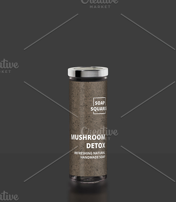 Download Thin Tall Jar Mockup Creative Photoshop Templates Creative Market PSD Mockup Templates