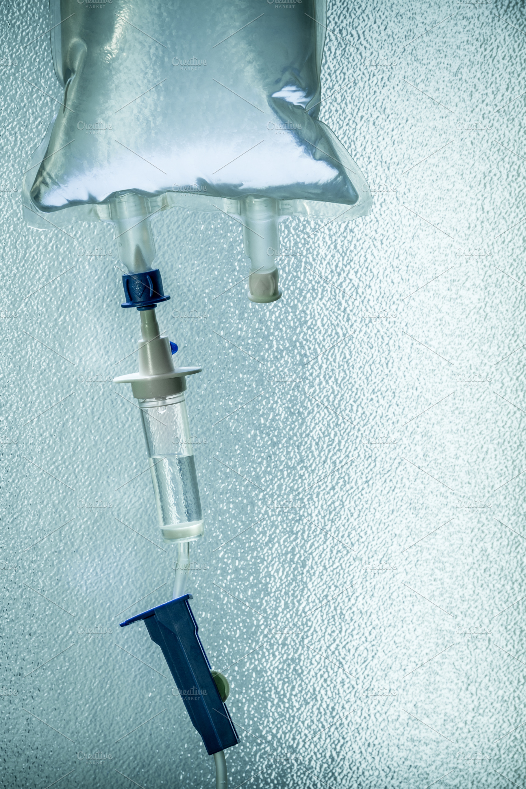 Intravenous drip equipment in hospit featuring infusion, intravenous