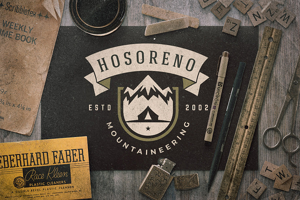 Logo For Modern Mountaineering Club Creative Illustrator Templates Creative Market