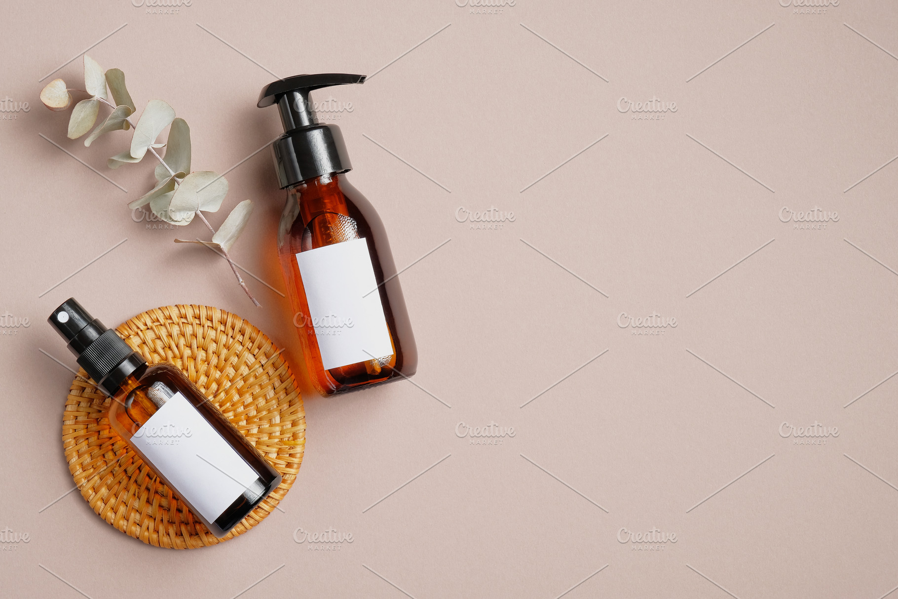 Download Amber Glass Cosmetic Bottles Mockups Containing Glass Blank And Amber High Quality Beauty Fashion Stock Photos Creative Market