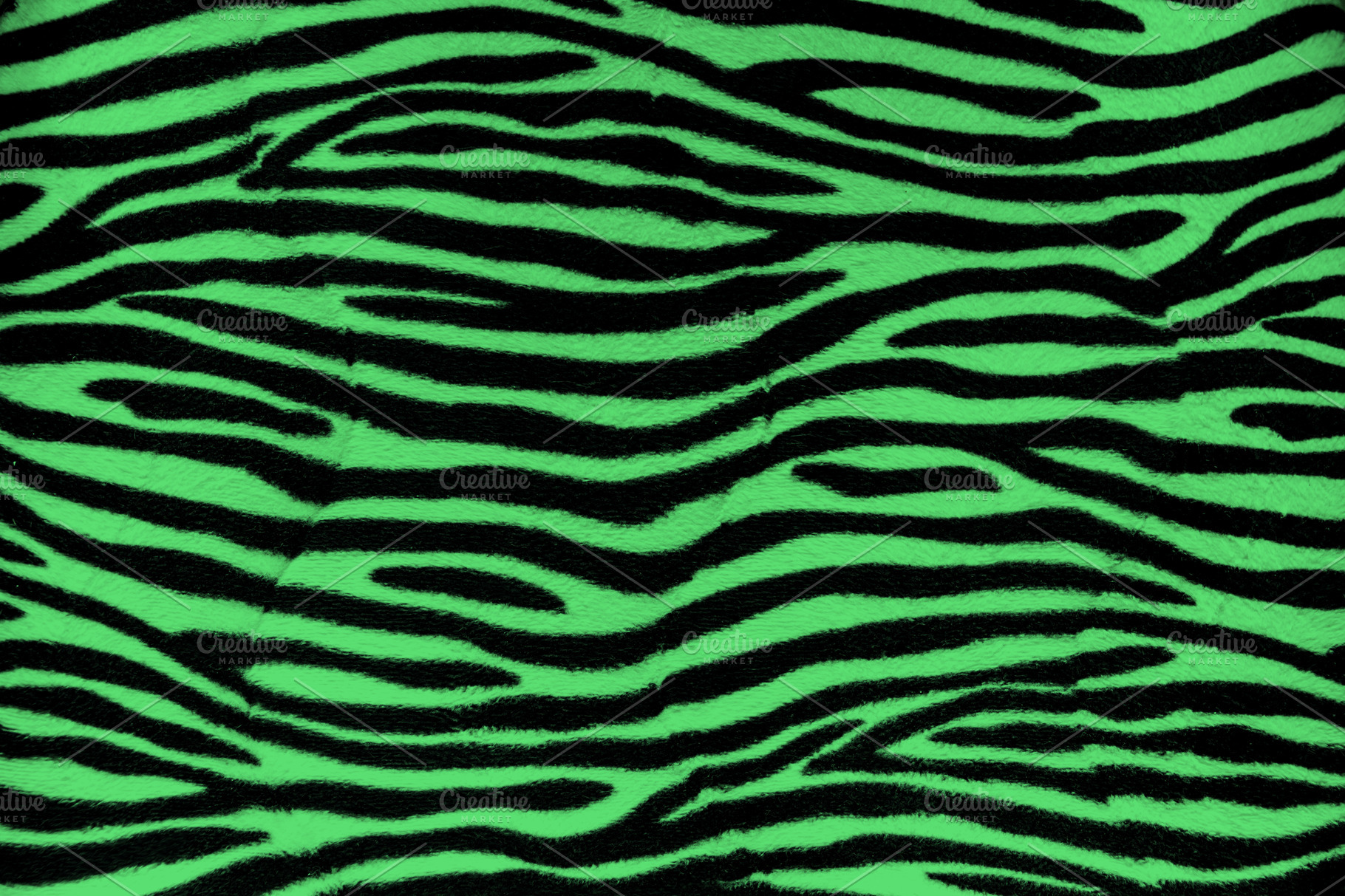 Green Zebra fur background texture | Custom-Designed Graphic Objects