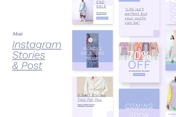 CANVA Instagram Stories & Post | Creative Canva Templates ~ Creative Market