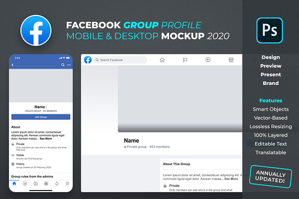 Creative Facebook Templates Creative Market