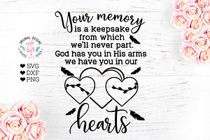 Because Someone We Love Is In Heaven Pre Designed Illustrator Graphics Creative Market