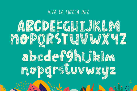 Viva La Fiesta Font Trio Stunning Display Fonts Creative Market