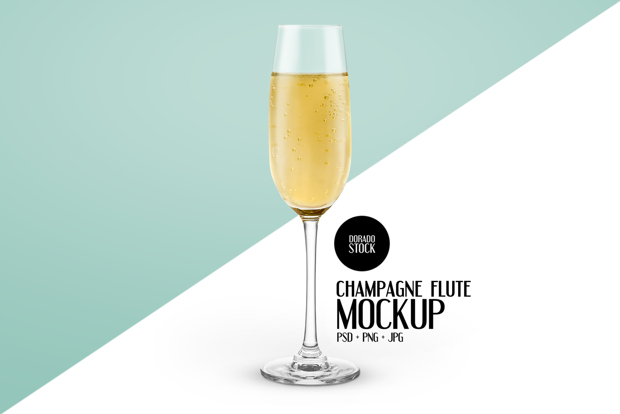 Download Isolated Champagne Flute Mockup Creative Canva Templates Creative Market