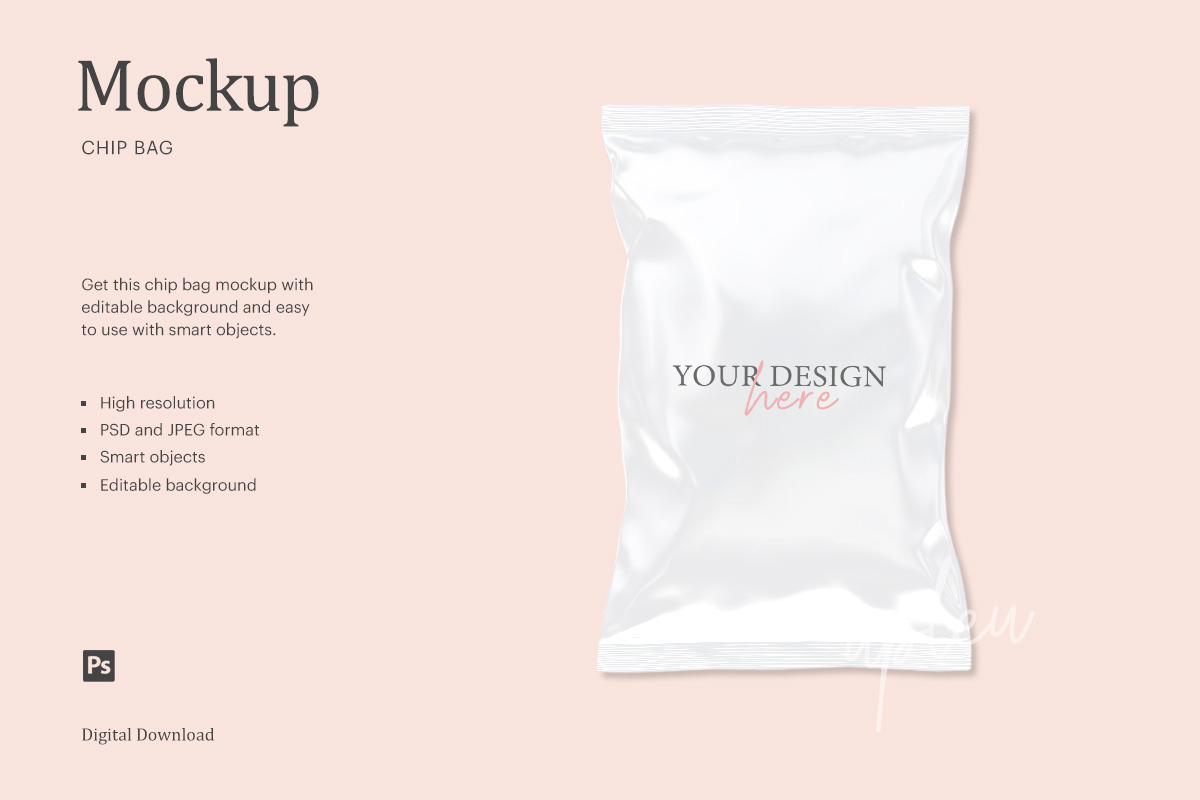 Download Chips Bag Mockup Creative Photoshop Templates Creative Market