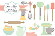 Kitchen Clipart & Vectors | Illustrations ~ Creative Market