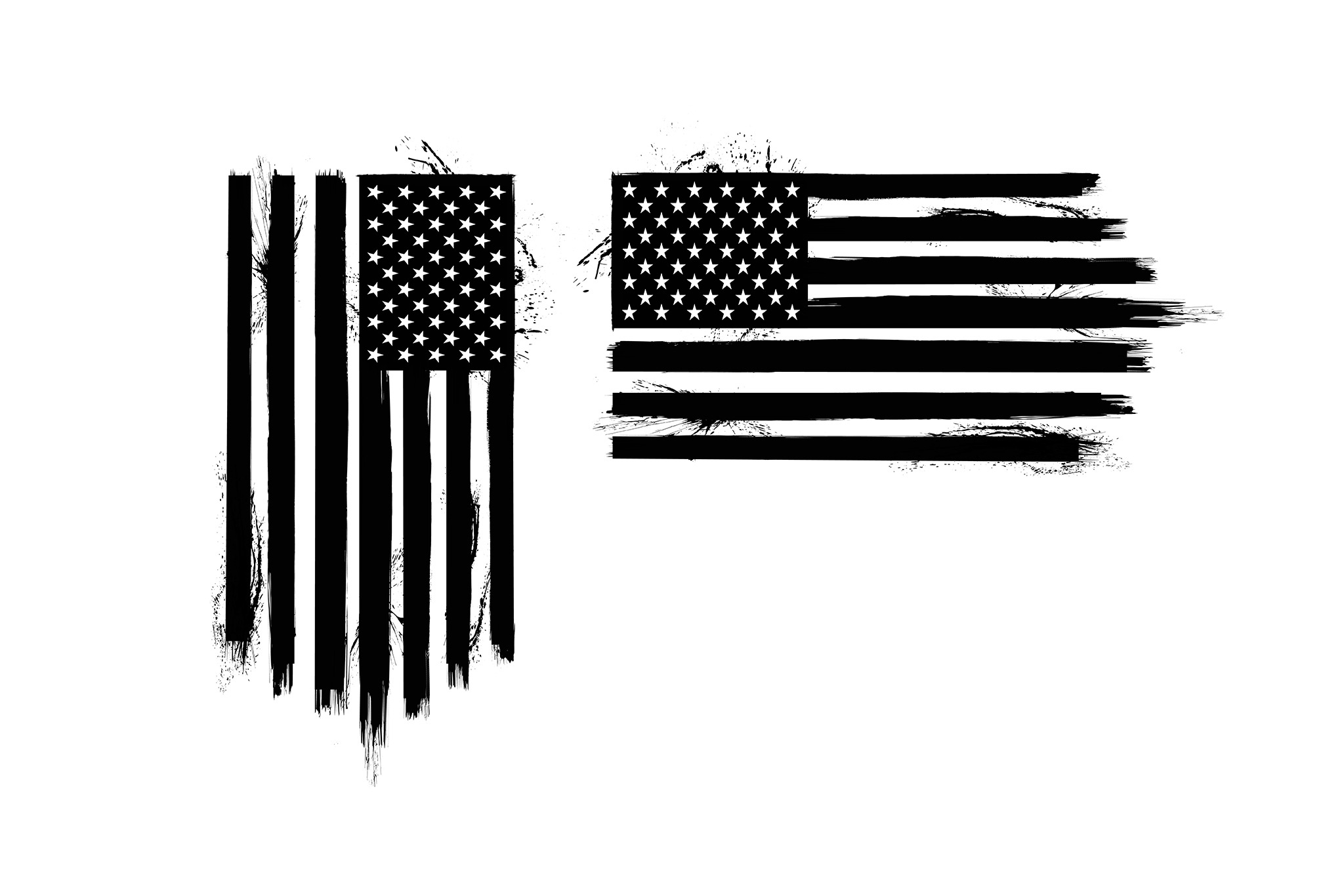 USA Flag - Distressed american flag | Texture Illustrations ~ Creative ...