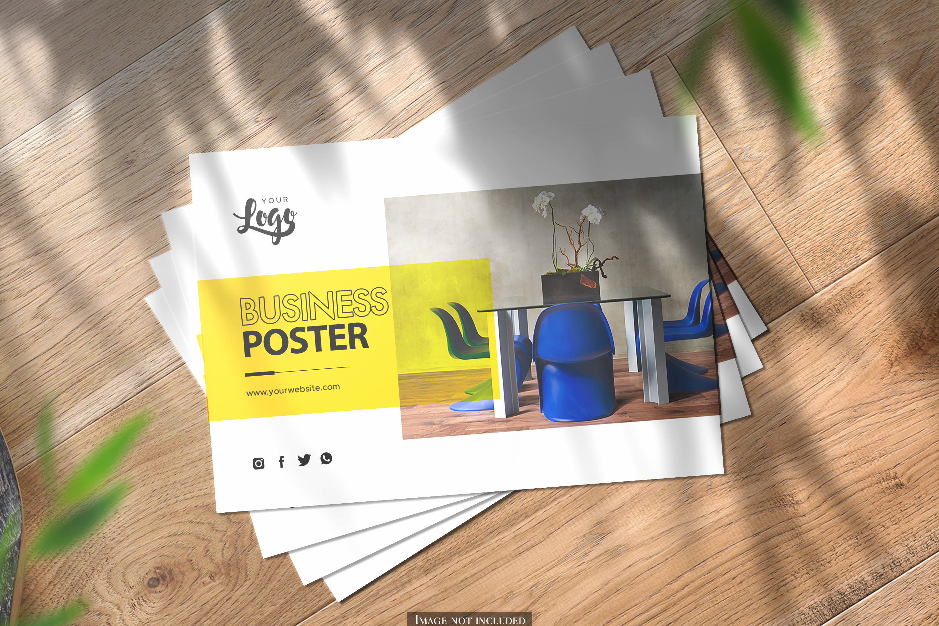 Download Horizontal Poster Mockup Creative Photoshop Templates Creative Market