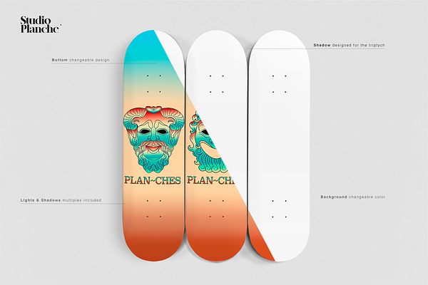 Download Toripu — Skate Triptych Mockup | Creative Photoshop ...