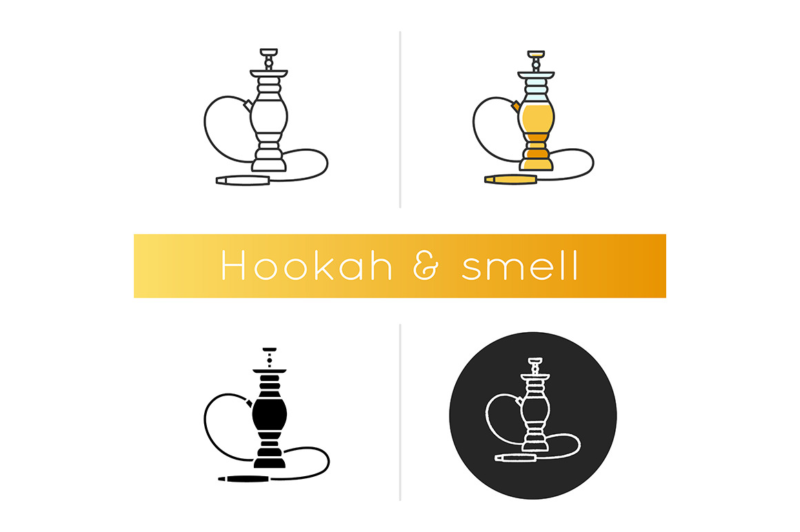 Hookah Icon Pre Designed Photoshop Graphics Creative Market