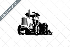 Download Farm Tractor Svg File For Cricut Pre Designed Illustrator Graphics Creative Market