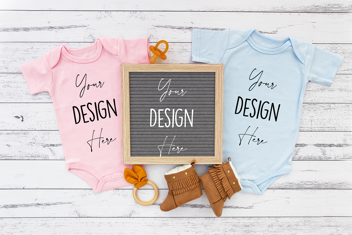 Download Pregnancy Gender Announcement Mockup | Creative Photoshop ...