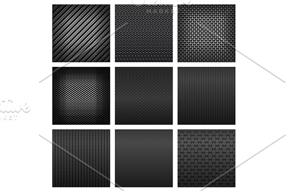 Carbon and fiber texture seamless pa | Pre-Designed Illustrator