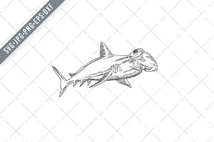 Free Free 301 Hammer Head Shark Svg SVG PNG EPS DXF File