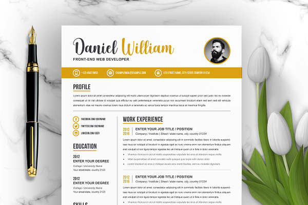 Creative Cover Letter Templates Creative Market