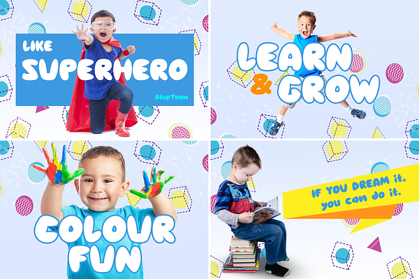 Download Funny and Cute Font Bundle | Stunning Display Fonts ...