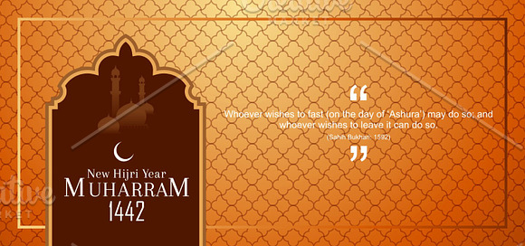 25 Muharram Banner Islamic New Year | Vector Graphics ~ Creative Market