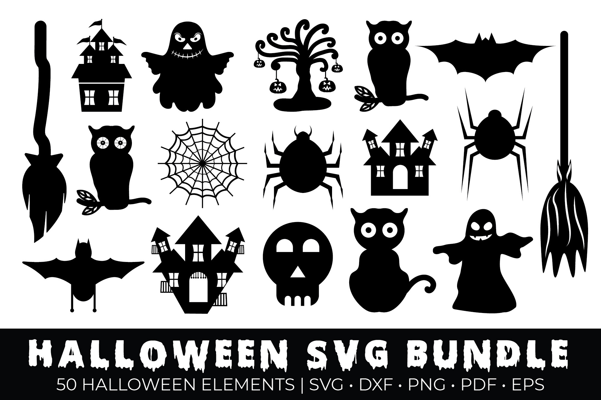 Download Halloween Design Elements Svg Bundle Pre Designed Illustrator Graphics Creative Market PSD Mockup Templates