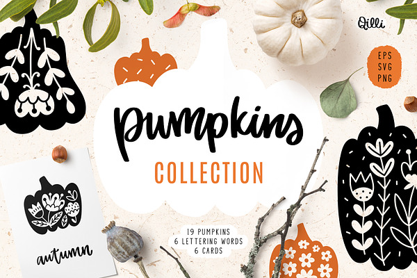 Download Decorative Pumpkin Clipart Svg Eps Pre Designed Photoshop Graphics Creative Market PSD Mockup Templates