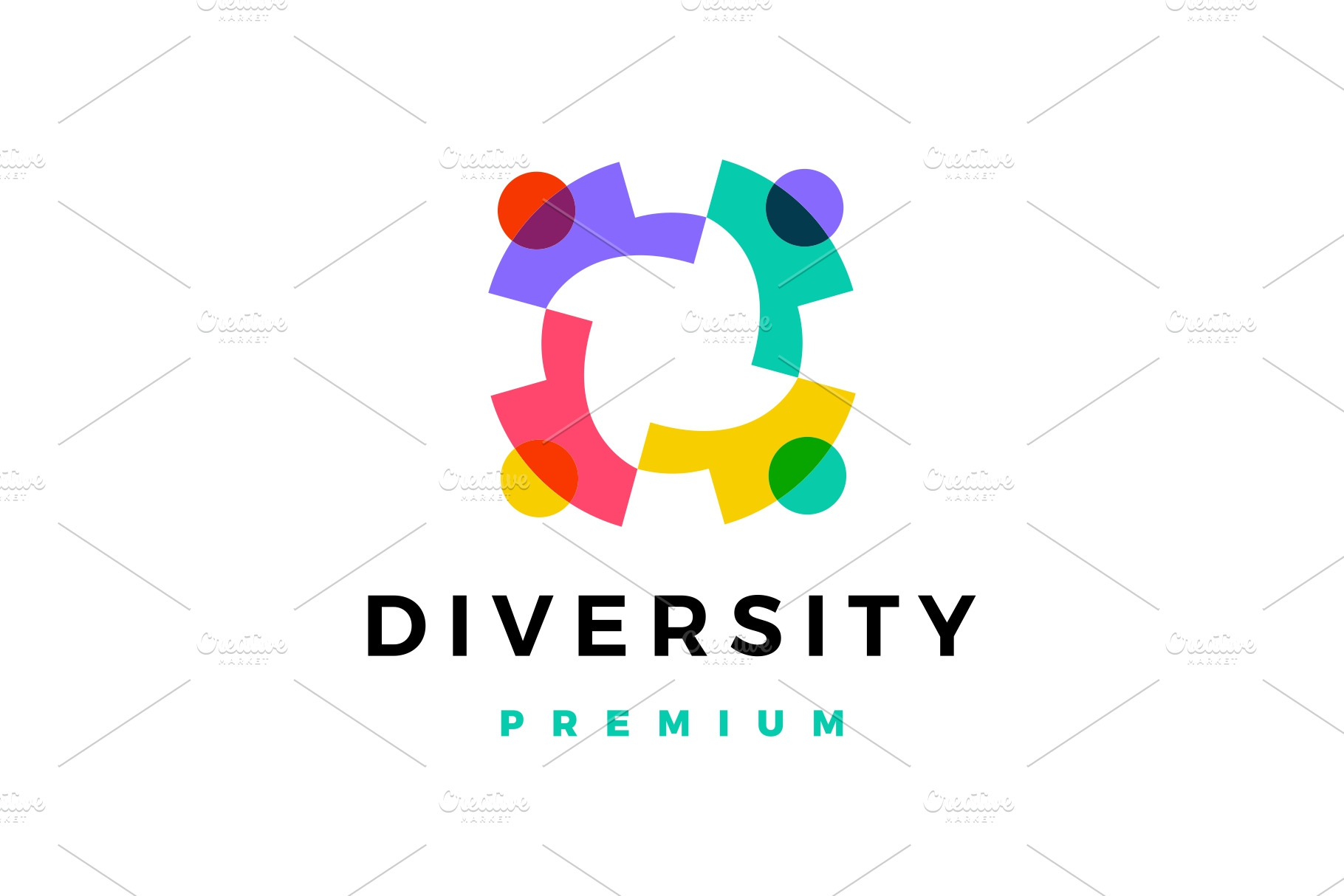 people family diversity colorful | Branding & Logo Templates ~ Creative ...