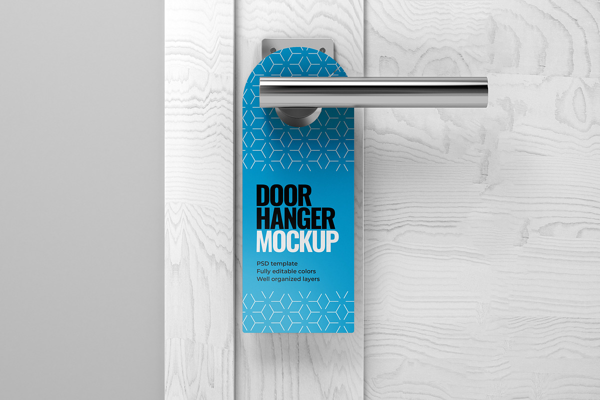 Download Door Hanger Mockup Set | Creative Photoshop Templates ~ Creative Market