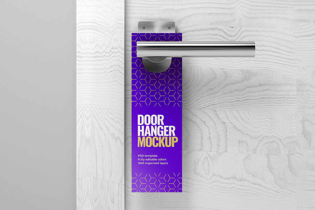 Download Door Hanger Mockup Set | Creative Photoshop Templates ~ Creative Market