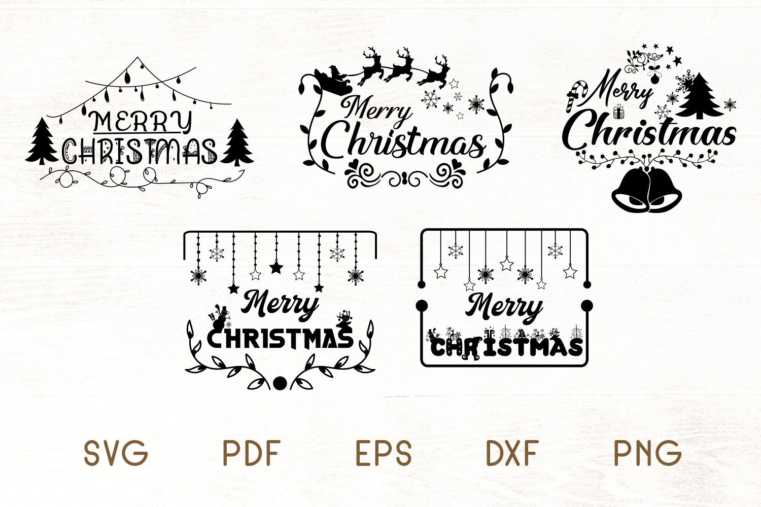 Christmas Svg Merry Christmas Svg Pre Designed Photoshop Graphics Creative Market