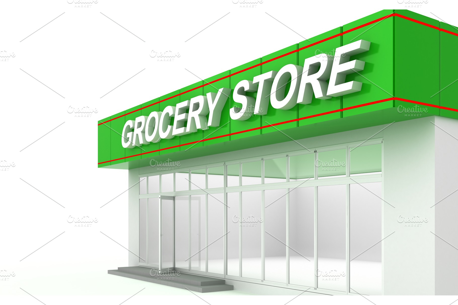 3d-illustration-of-a-supermarket-featuring-supermarket-grocery-and