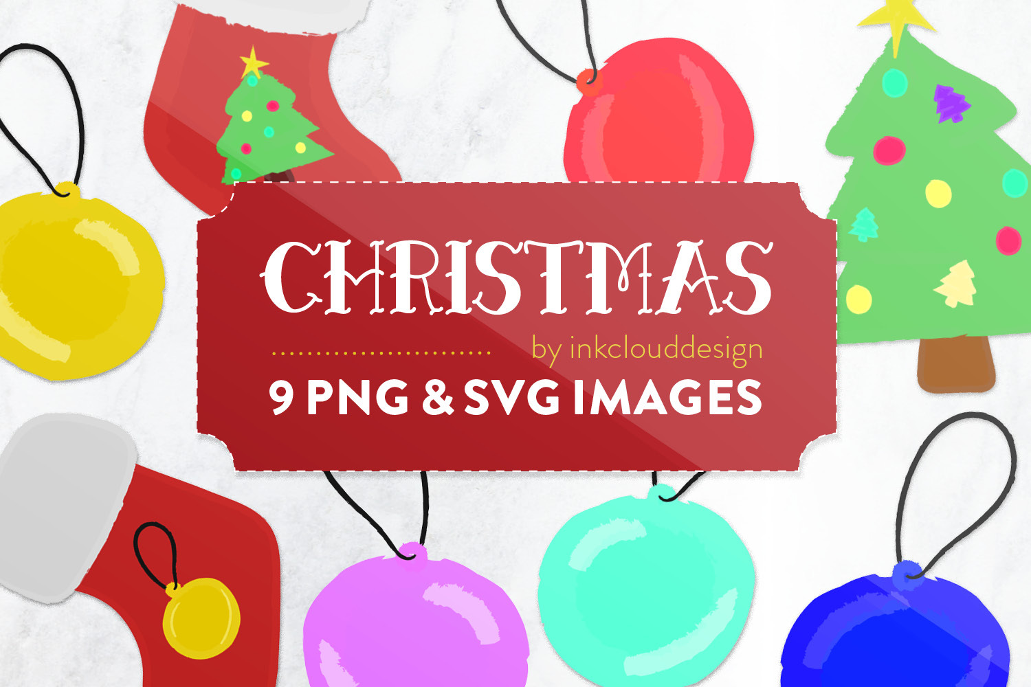 Download Christmas Bundle Holiday Sublimation Pre Designed Photoshop Graphics Creative Market PSD Mockup Templates