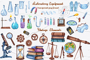 Science Watercolor Set | Photoshop Graphics ~ Creative Market