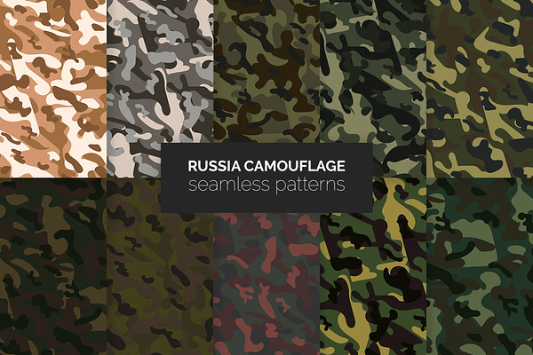 Russia Pixel Camouflage Patterns | Pre-Designed Photoshop Graphics ...