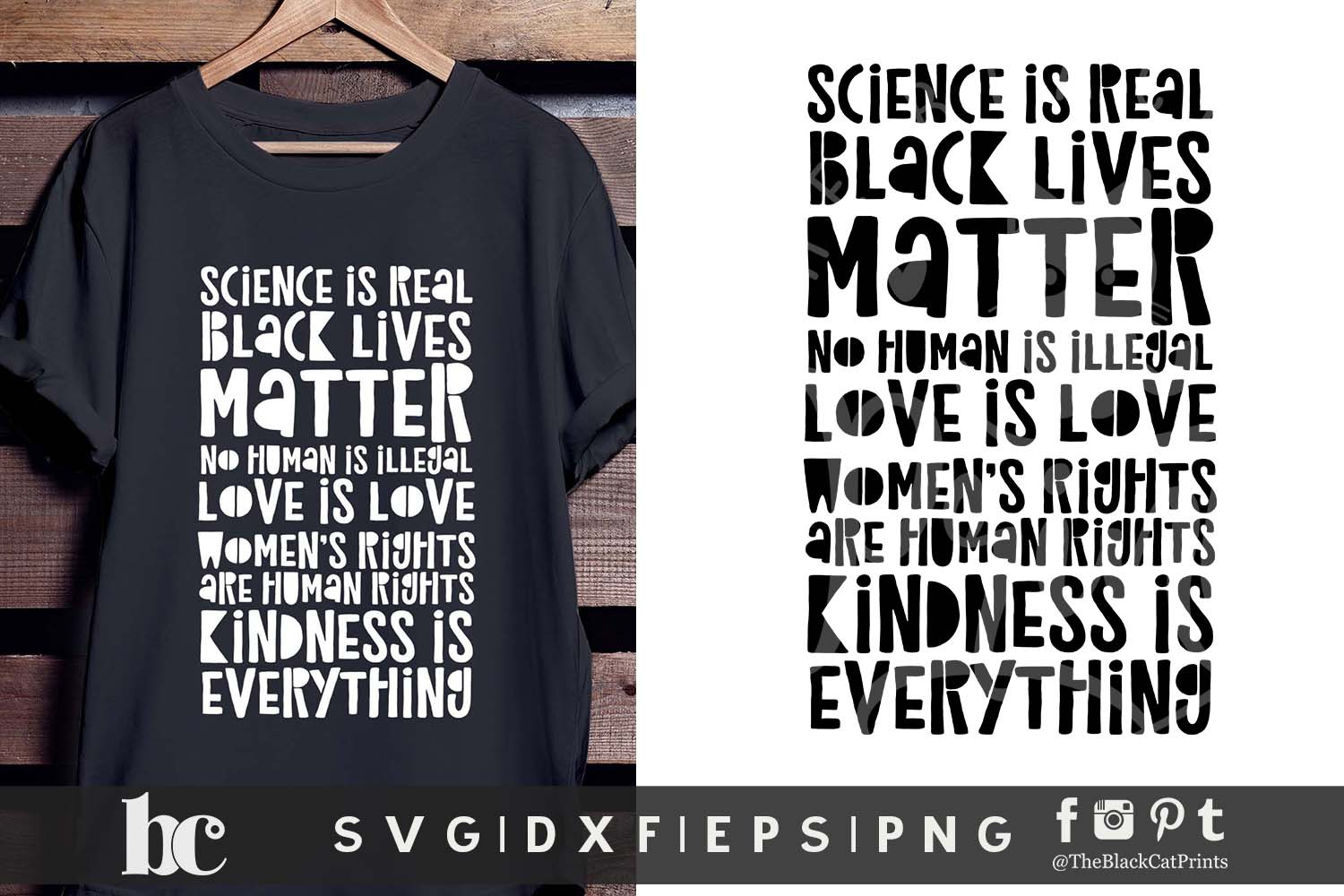 Science Is Real Blm Love Is Love Svg Creative Market