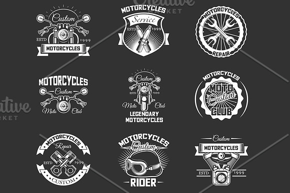 Motocycle riders club logo design | Branding & Logo Templates ~ Creative  Market