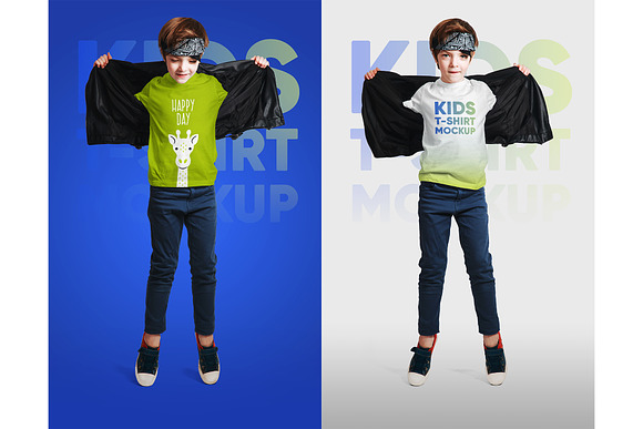 Kids t-shirt mockup. PSD object. By NatalyDesign