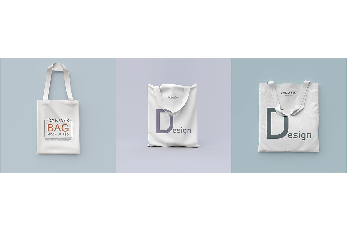 Tote Bag Mockups | Creative Photoshop Templates ~ Creative Market