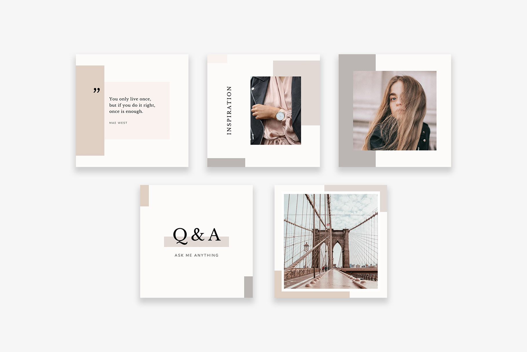 Minimalist Instagram post - Canva | Creative Market