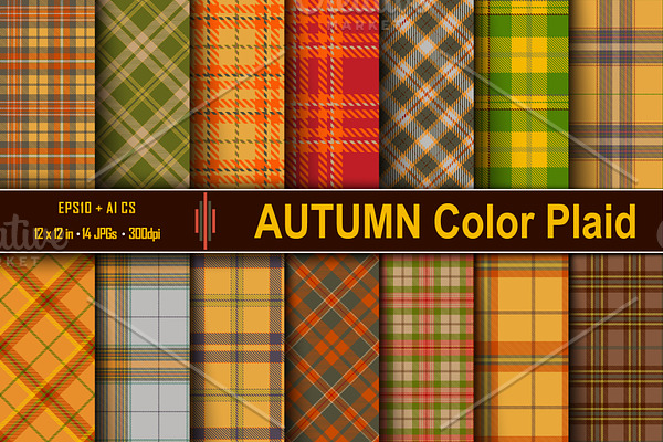 Tartan and Argyle Autumn Plaid | Pre-Designed Photoshop Graphics ...