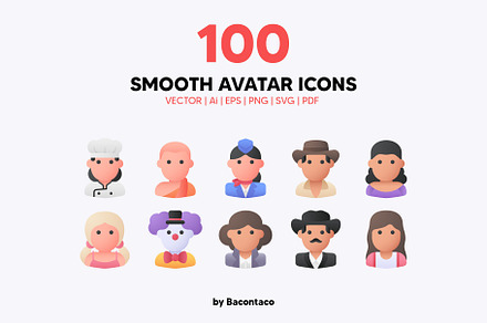 Avatar Icons People collection By NikoDzhi Art