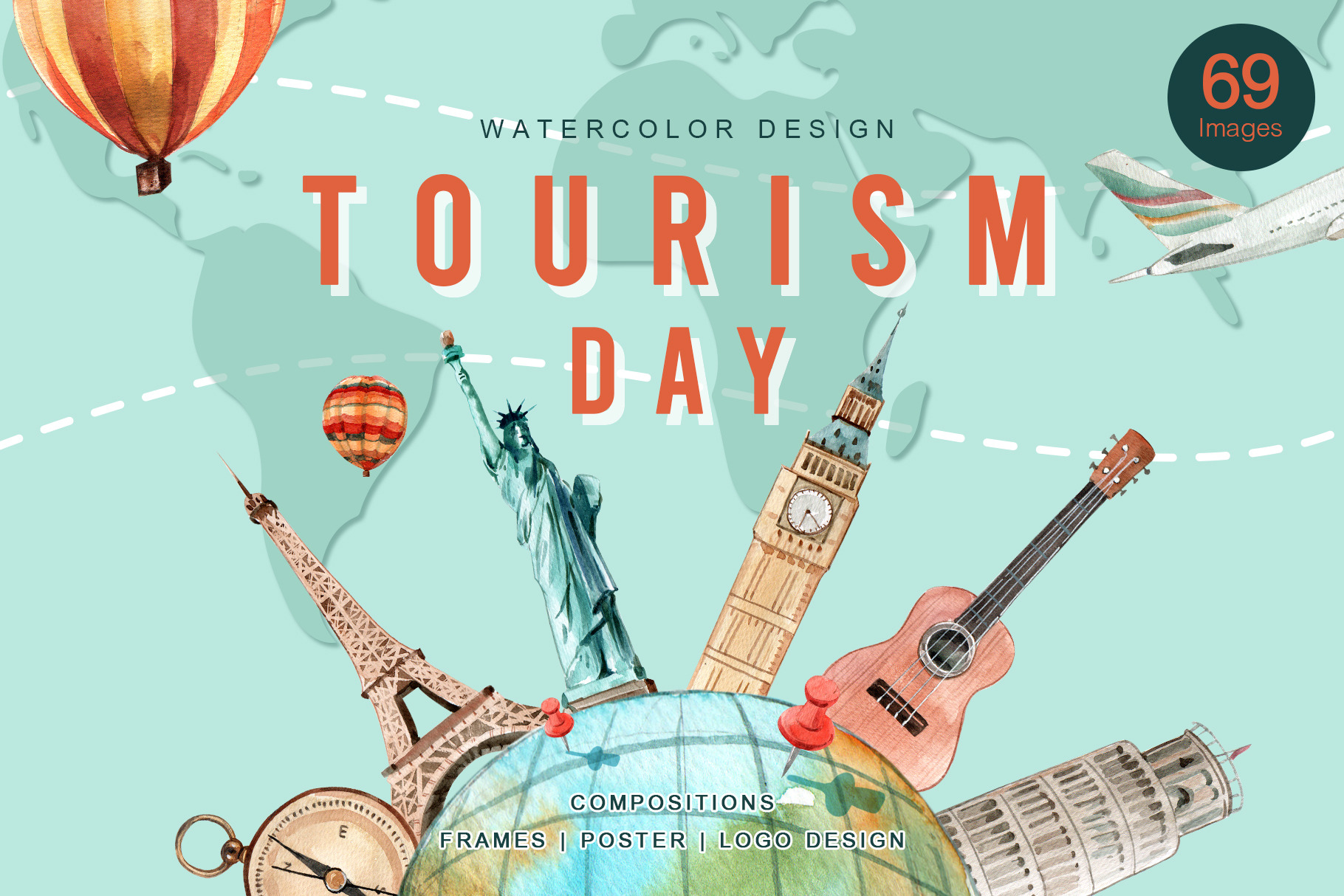 World Tourism Day Graphics Creative Market