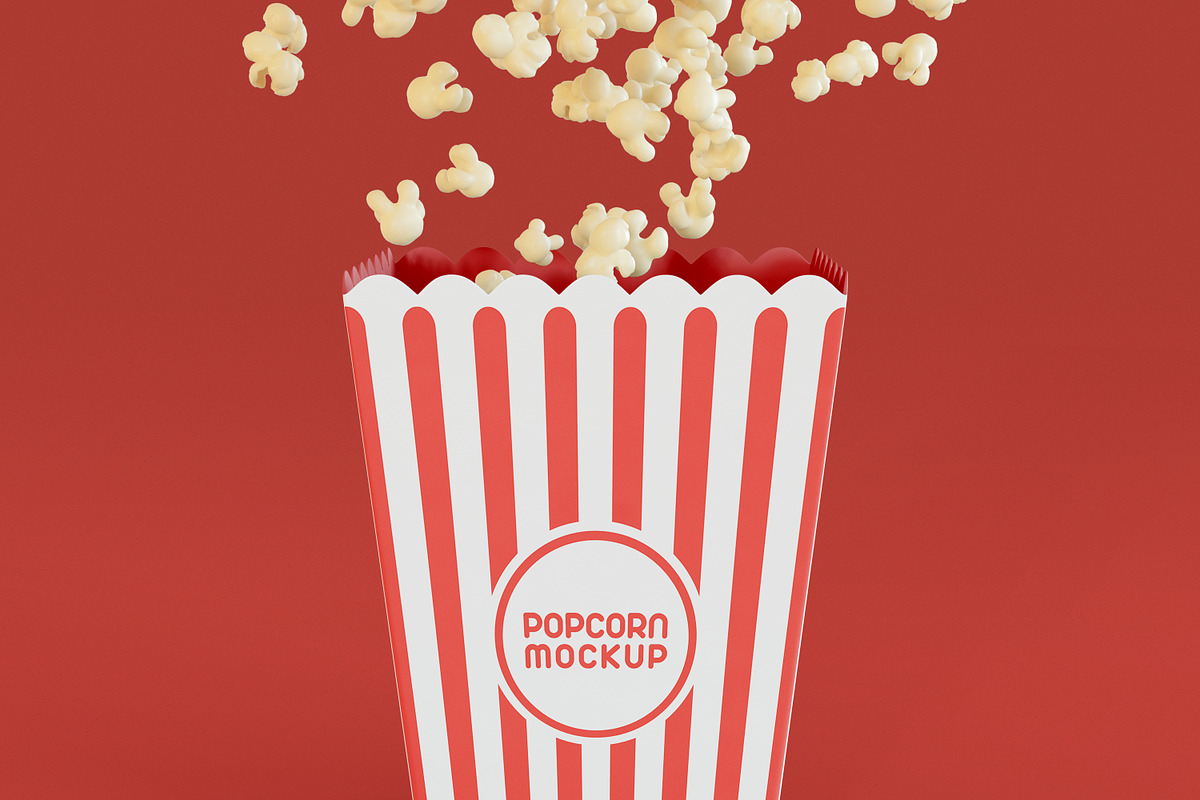 Download Popcorn Box Mockup | Creative Photoshop Templates ...