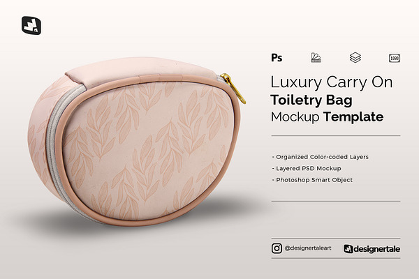 Download Front View Travel Kit Mockup Creative Photoshop Templates Creative Market