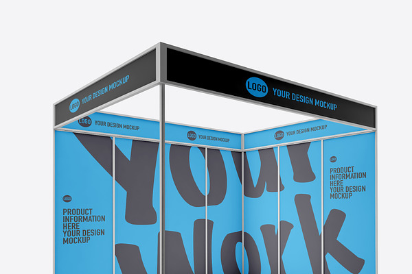 Download Event Stand Mockup Creative Photoshop Templates Creative Market PSD Mockup Templates